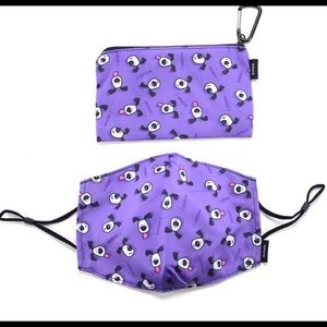 Ed Heck Woof Adult Face Mask w/matching Case